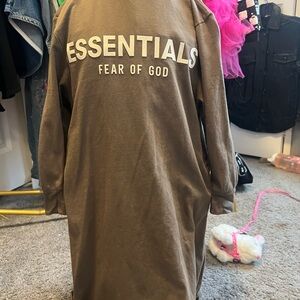 Essentials Fear of God Brown Sweatshirt